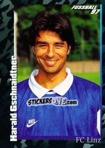 Figurina Harald Gschnaidtner - Österreichische Fußball-Bundesliga 1996-1997 n. 232 - Panini