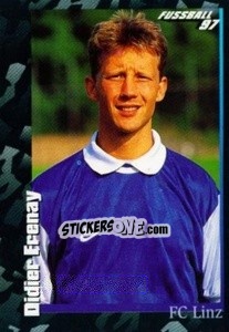 Sticker Didier Frenay - Österreichische Fußball-Bundesliga 1996-1997 n. 233 - Panini