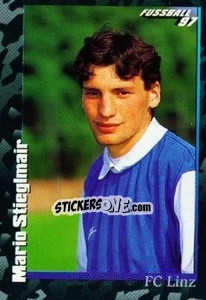 Cromo Mario Stieglmair - Österreichische Fußball-Bundesliga 1996-1997 - Panini