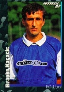 Cromo Branko Karacic - Österreichische Fußball-Bundesliga 1996-1997 - Panini