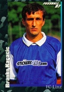 Sticker Branko Karacic - Österreichische Fußball-Bundesliga 1996-1997 - Panini