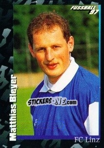 Cromo Matthias Bleyer - Österreichische Fußball-Bundesliga 1996-1997 - Panini