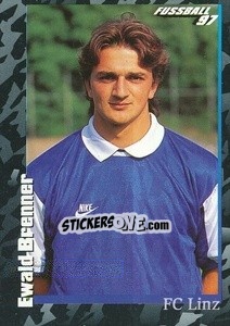Sticker Ewald Brenner - Österreichische Fußball-Bundesliga 1996-1997 n. 244 - Panini