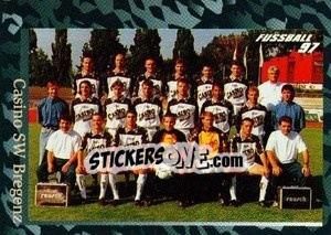 Cromo Mannschaft (Casino SW Bregenz) - Österreichische Fußball-Bundesliga 1996-1997 - Panini