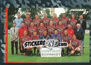Sticker Mannschaft (SV Moudry-Brot Stockerau) - Österreichische Fußball-Bundesliga 1996-1997 - Panini