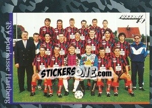 Sticker Mannschaft (TSV Sparkasse Hartberg) - Österreichische Fußball-Bundesliga 1996-1997 - Panini