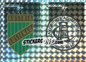 Figurina Wappen (SC heizbösch Austria Lustenau - Favoritner AC) - Österreichische Fußball-Bundesliga 1996-1997 n. 262 - Panini