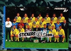Sticker Mannschaft (Honda Havelka Vienna) - Österreichische Fußball-Bundesliga 1996-1997 - Panini