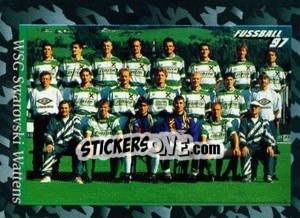 Sticker Mannschaft (WSG Swarovski Wattens) - Österreichische Fußball-Bundesliga 1996-1997 - Panini