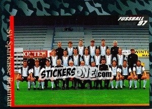 Sticker Mannschaft (SV Sparkasse Braunau) - Österreichische Fußball-Bundesliga 1996-1997 - Panini