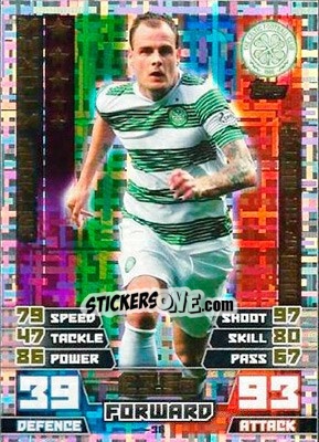 Sticker Anthony Stokes - SPFL 2014-2015. Match Attax n. 36 - Topps