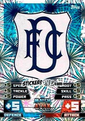 Sticker Club Badge - SPFL 2014-2015. Match Attax n. 37 - Topps