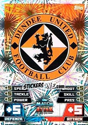 Sticker Club Badge - SPFL 2014-2015. Match Attax n. 55 - Topps