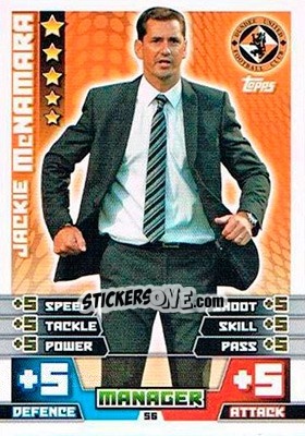 Sticker Jackie McNamara - SPFL 2014-2015. Match Attax n. 56 - Topps