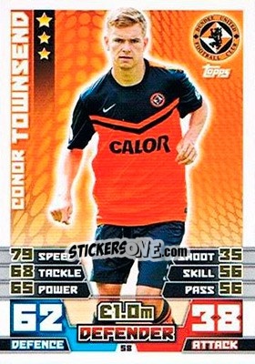 Cromo Conor Townsend - SPFL 2014-2015. Match Attax - Topps