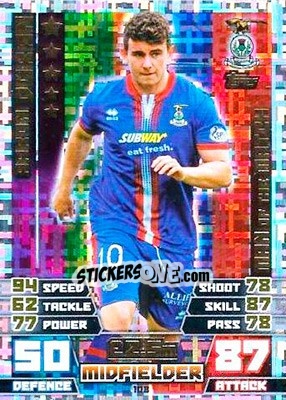 Sticker Aaron Doran - SPFL 2014-2015. Match Attax n. 108 - Topps