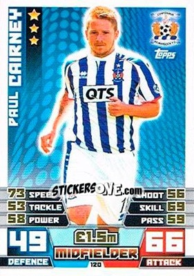 Sticker Paul Cairney - SPFL 2014-2015. Match Attax n. 120 - Topps