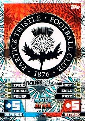 Cromo Club Badge - SPFL 2014-2015. Match Attax - Topps