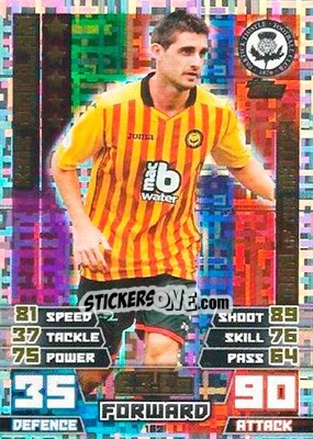 Sticker Kris Doolan - SPFL 2014-2015. Match Attax n. 162 - Topps