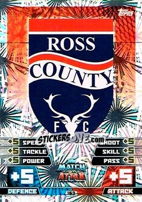 Sticker Club Badge - SPFL 2014-2015. Match Attax n. 163 - Topps