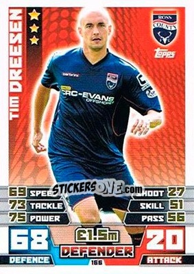 Cromo Tim Dressen - SPFL 2014-2015. Match Attax - Topps