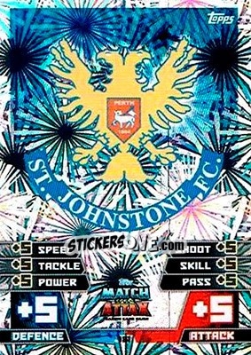 Sticker Club Badge - SPFL 2014-2015. Match Attax n. 181 - Topps