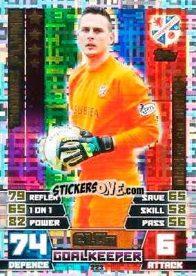 Cromo Thomas Flynn - SPFL 2014-2015. Match Attax - Topps