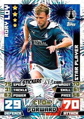 Sticker Rory Loy - SPFL 2014-2015. Match Attax n. 240 - Topps