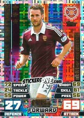 Sticker James Keatings - SPFL 2014-2015. Match Attax n. 246 - Topps