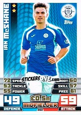Sticker Ian McShane - SPFL 2014-2015. Match Attax n. 262 - Topps