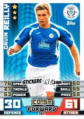 Sticker Gavin Reilly - SPFL 2014-2015. Match Attax n. 263 - Topps