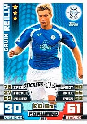 Cromo Gavin Reilly - SPFL 2014-2015. Match Attax - Topps