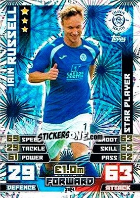 Cromo Iain Russell - SPFL 2014-2015. Match Attax - Topps