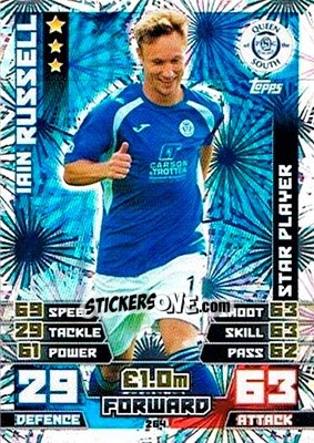 Sticker Iain Russell - SPFL 2014-2015. Match Attax n. 264 - Topps