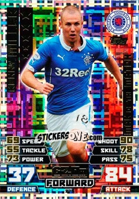 Sticker Kenny Miller - SPFL 2014-2015. Match Attax n. 275 - Topps