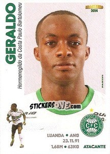 Sticker Geraldo - Campeonato Brasileiro 2014 n. 97 - Panini