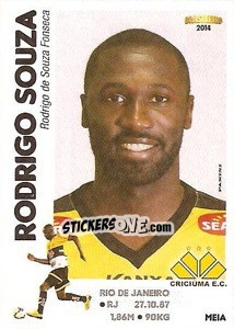 Sticker Rodrigo Souza - Campeonato Brasileiro 2014 n. 106 - Panini