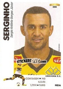 Sticker Serginho - Campeonato Brasileiro 2014 - Panini