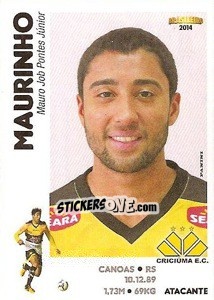 Cromo Maurinho - Campeonato Brasileiro 2014 - Panini