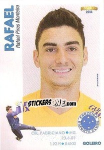 Sticker Rafael - Campeonato Brasileiro 2014 - Panini