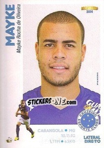 Sticker Mayke - Campeonato Brasileiro 2014 n. 115 - Panini