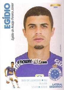 Sticker Egídio - Campeonato Brasileiro 2014 - Panini