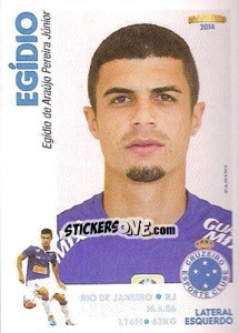 Sticker Egídio - Campeonato Brasileiro 2014 n. 118 - Panini