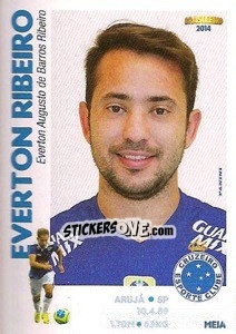 Figurina Everton Ribeiro - Campeonato Brasileiro 2014 - Panini