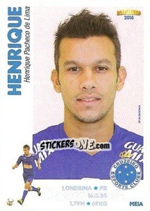 Figurina Henrique - Campeonato Brasileiro 2014 - Panini