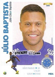 Sticker Júlio Baptista - Campeonato Brasileiro 2014 n. 121 - Panini