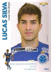 Sticker Lucas Silva - Campeonato Brasileiro 2014 n. 122 - Panini