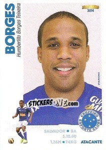 Sticker Borges - Campeonato Brasileiro 2014 n. 125 - Panini