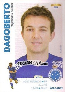 Sticker Dagoberto - Campeonato Brasileiro 2014 - Panini