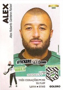 Sticker Alex - Campeonato Brasileiro 2014 n. 127 - Panini